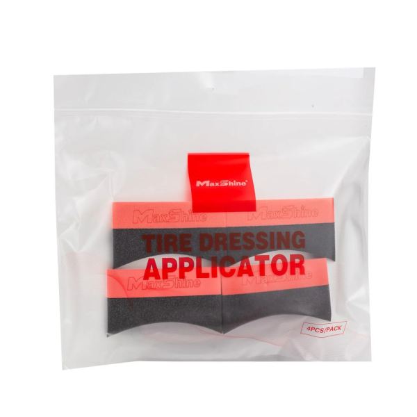 MaxShine - TIRE DRESSING APPLICATOR - CURVED - KIT 4 - Image 3